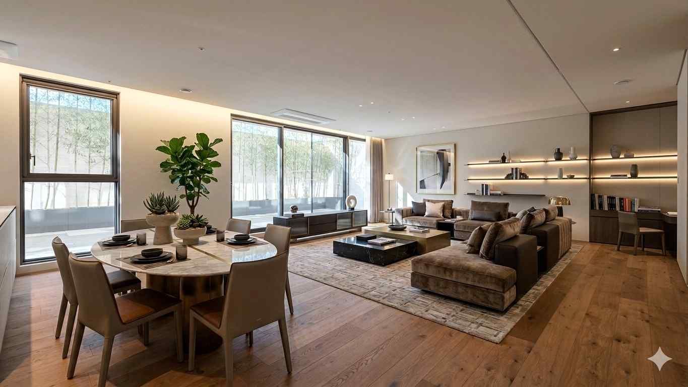 SUITE B 다이닝과 주방