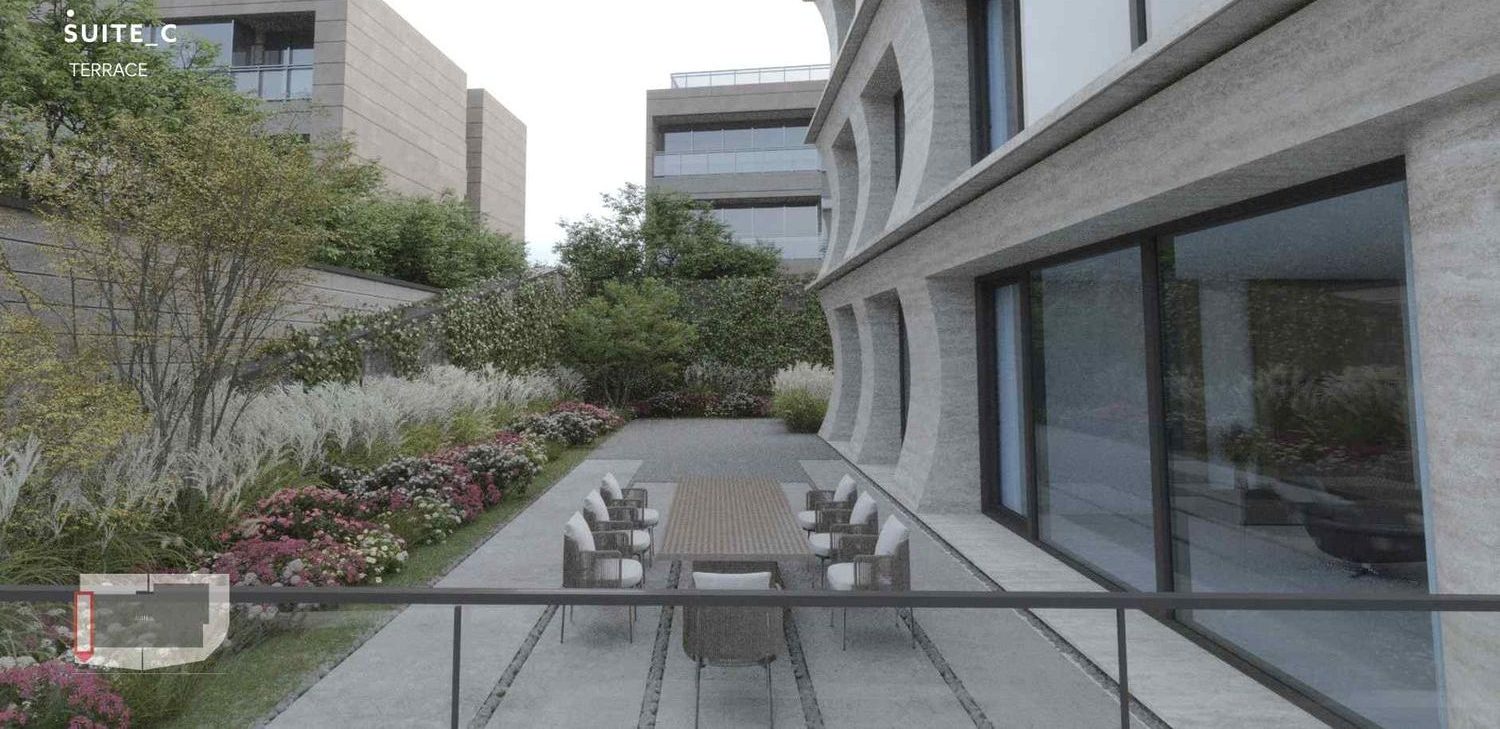 SUITE C 테라스 라운지 세팅