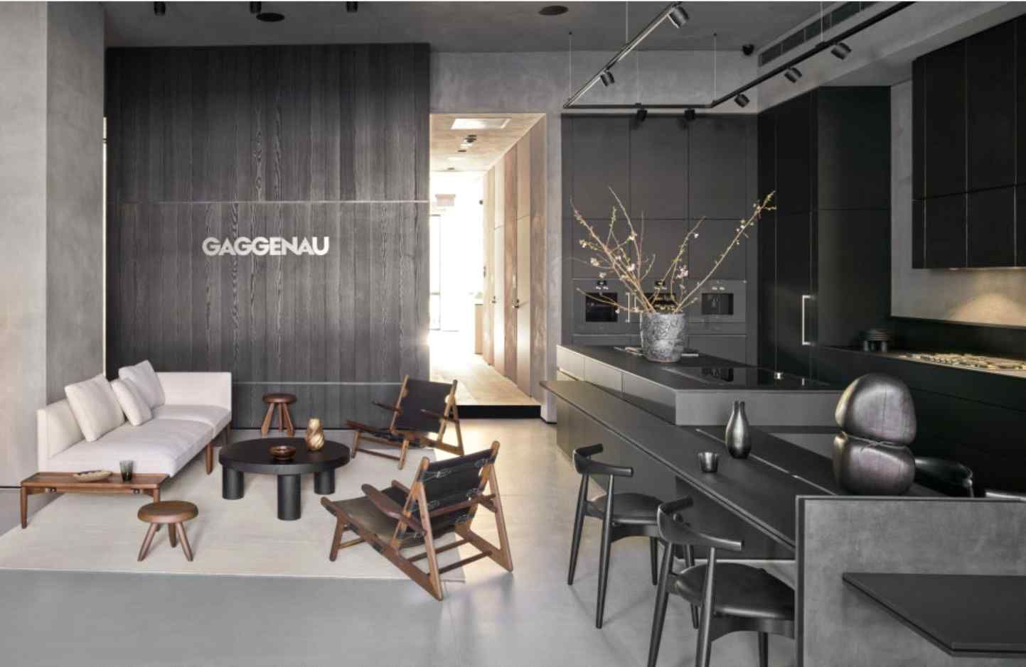 GAGGENAU 오븐과 인덕션이 적용된 주방